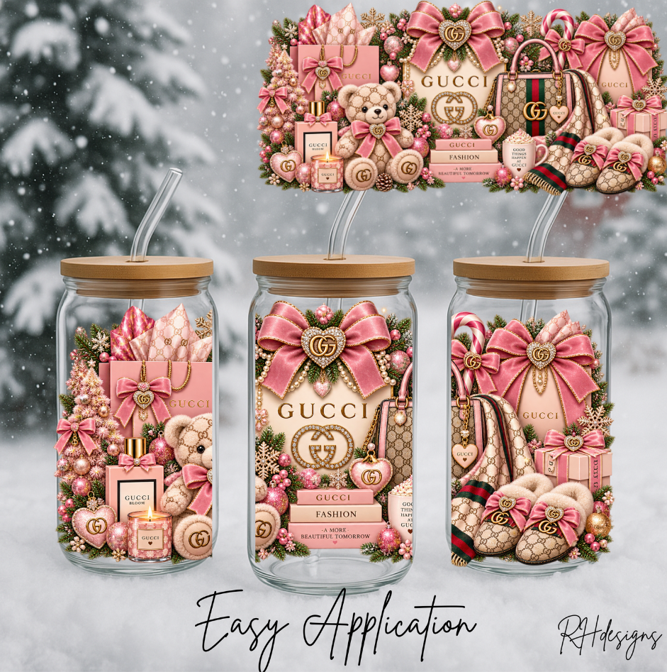 Pink Christmas G - 16oz