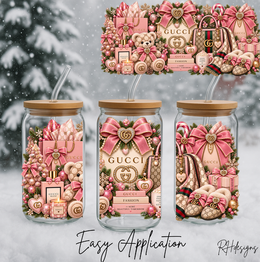 Pink Christmas G - 16oz