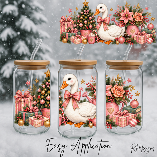 Christmas Pink Duck - 16oz