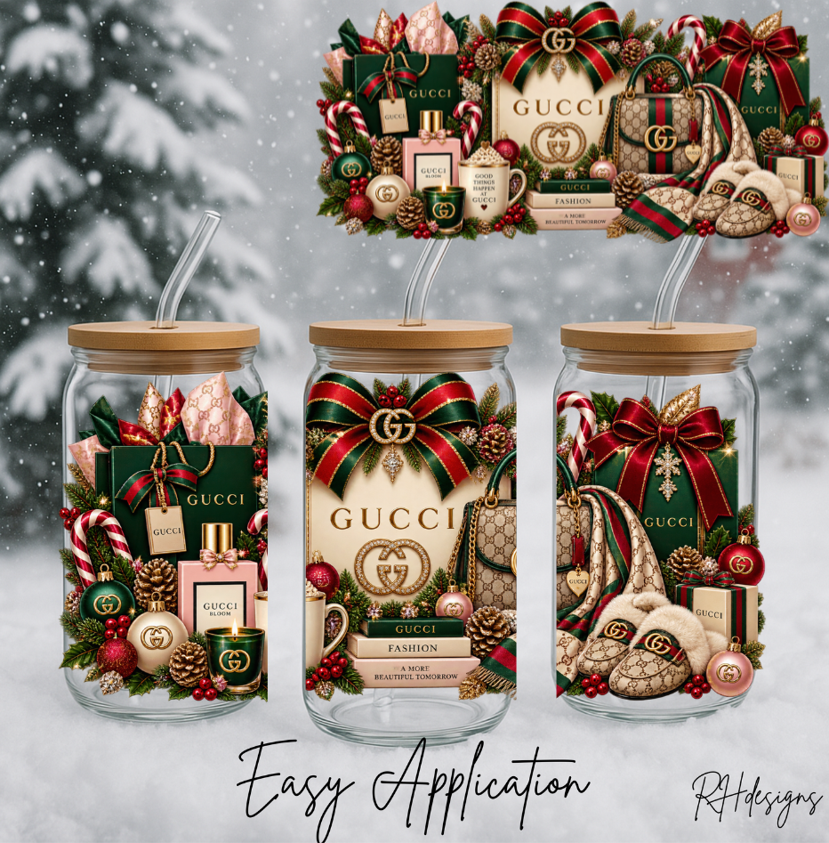 Green & Red Christmas G - 16oz
