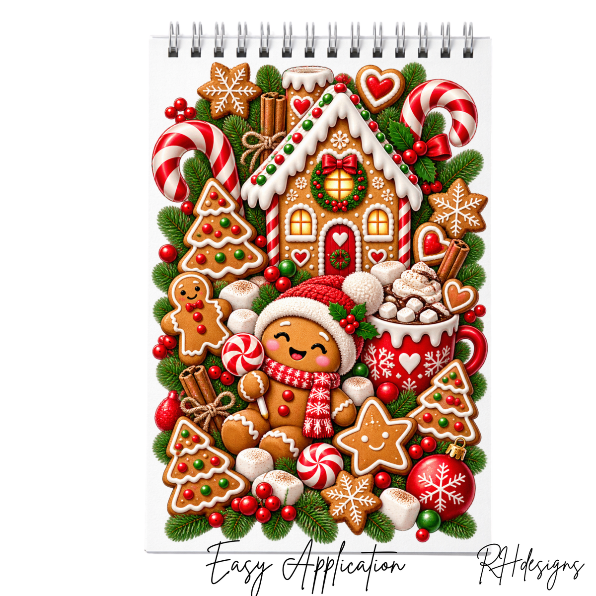 Red Gingerbread CandyCane - Matching Bundle