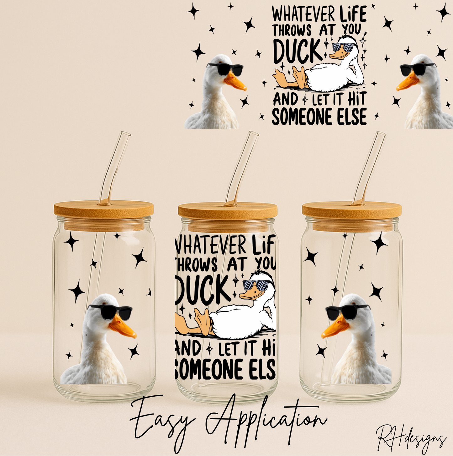 Whatever Life Throws At You Duck - 16oz