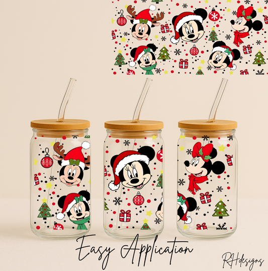 Christmas Min Faces - 16oz