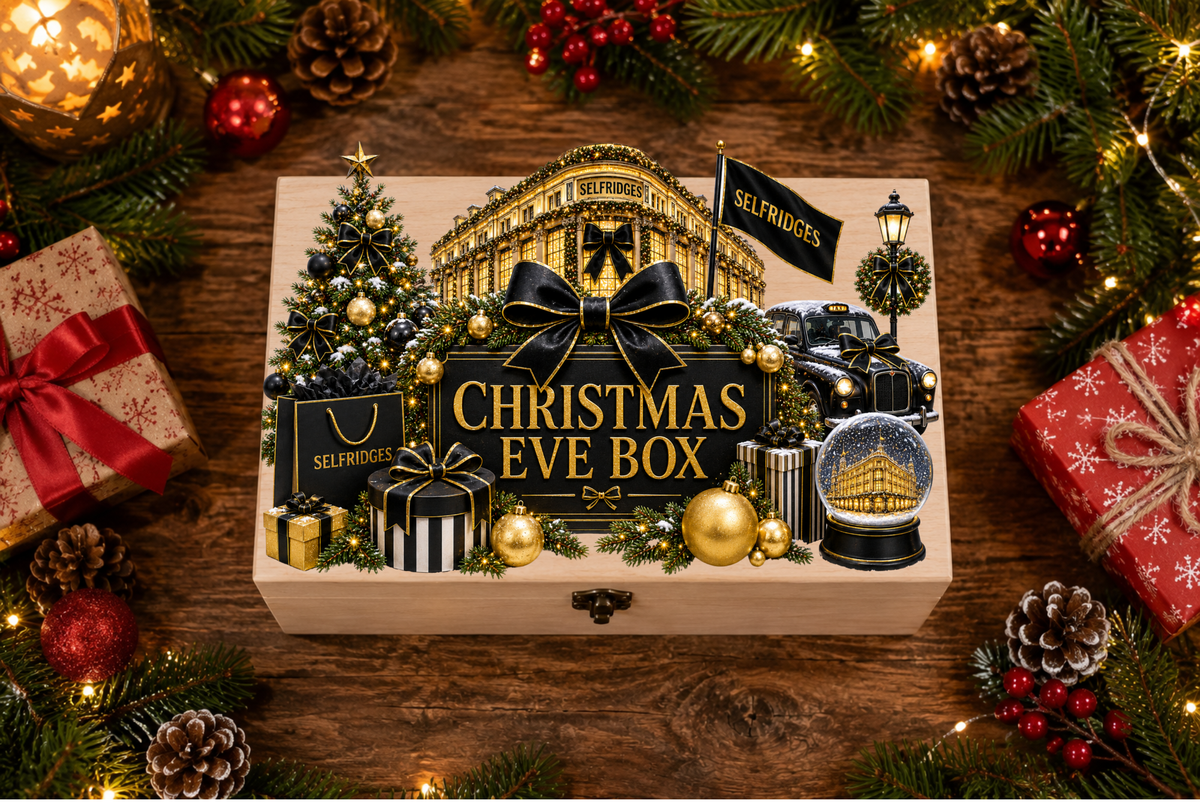 Black & Gold Self Christmas Eve