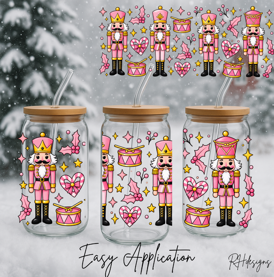 Pink Nutcracker Drum - 16oz