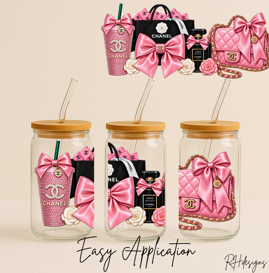 Pink Bow C Cup - 16oz