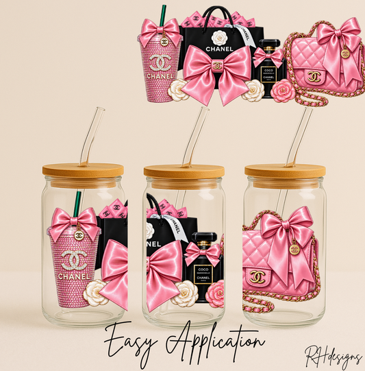 Pink Bow C Cup - 16oz