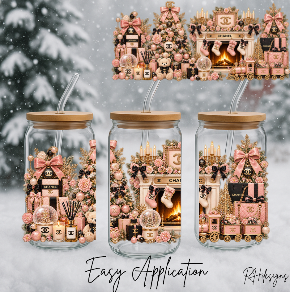 Pink C Christmas Tree - 16oz