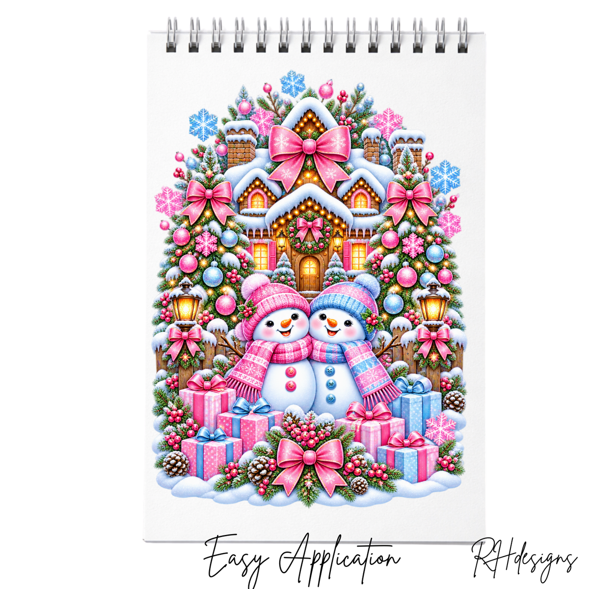 Colorful Snowman - A5
