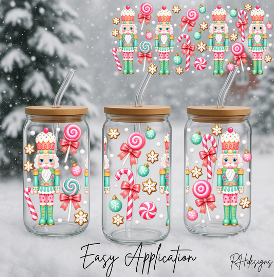Pastel Candy Nutcracker - 16oz