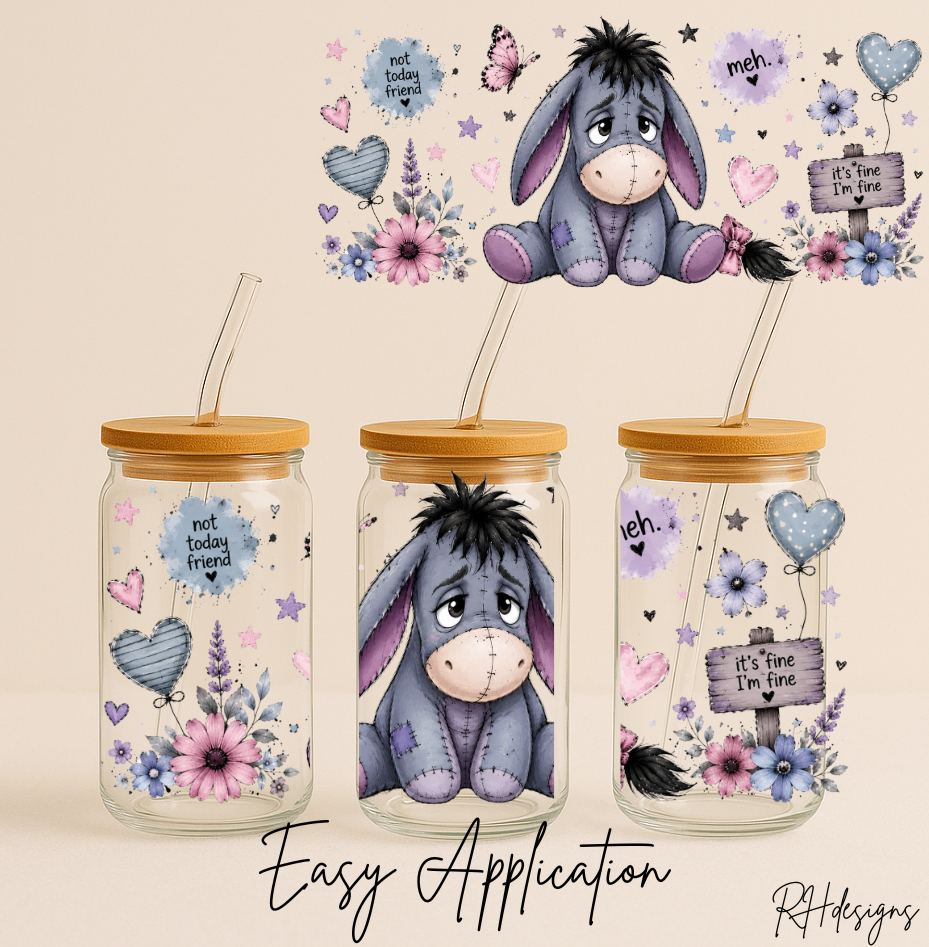 Not Today Friend Gloomy Donkey - 16oz