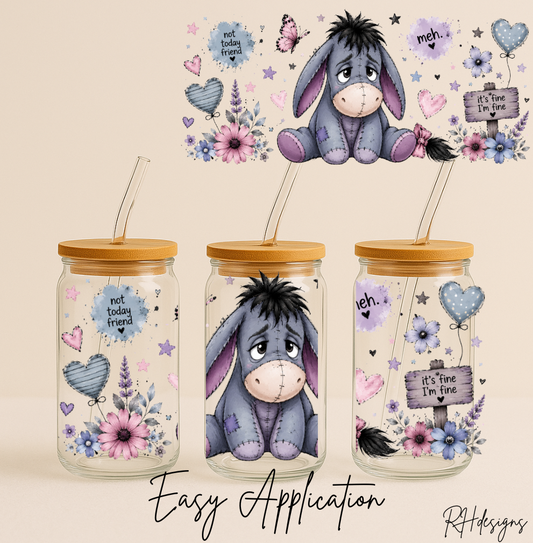 Not Today Friend Gloomy Donkey - 16oz