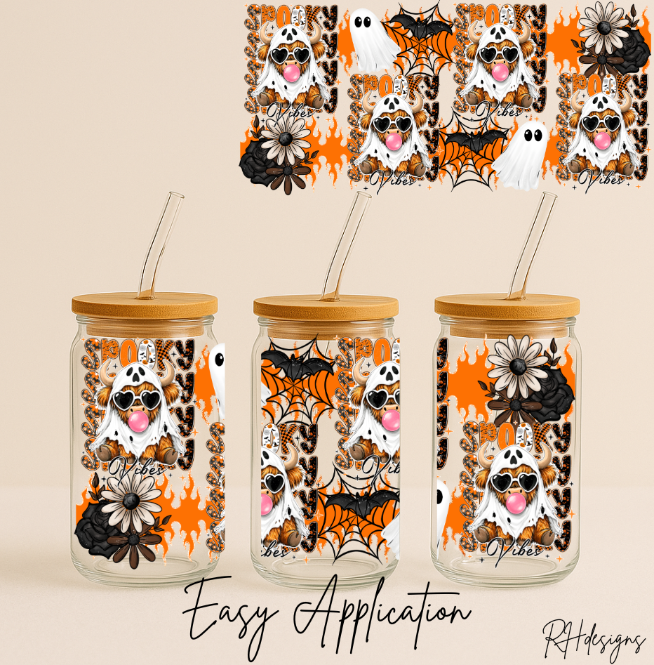 Spooky Vibes Highland Cow - 16oz