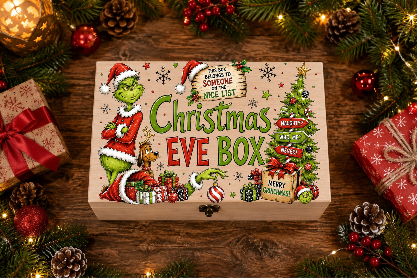 Grinchy Nice List Christmas Eve