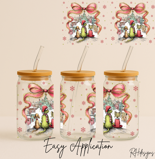 Red Bow Grinchy - 16oz