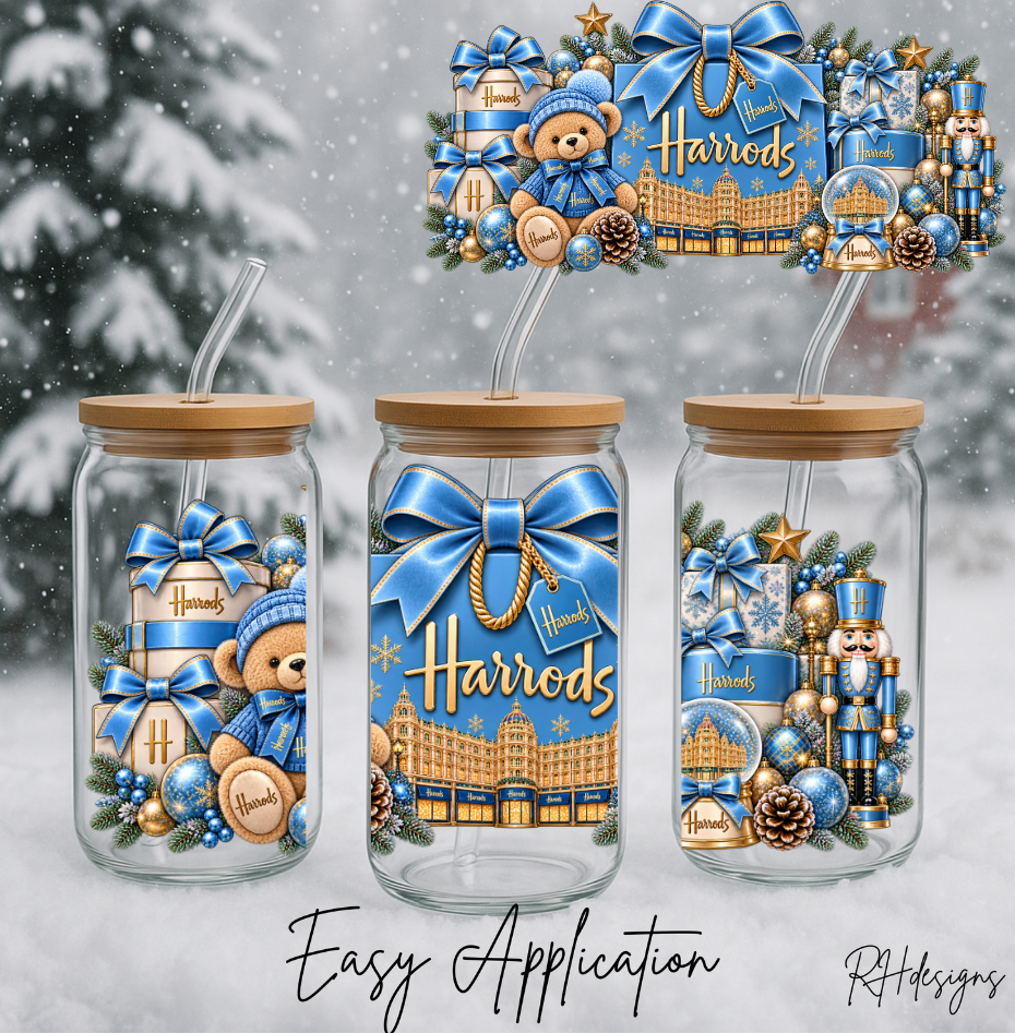Blue H Bear - 16oz