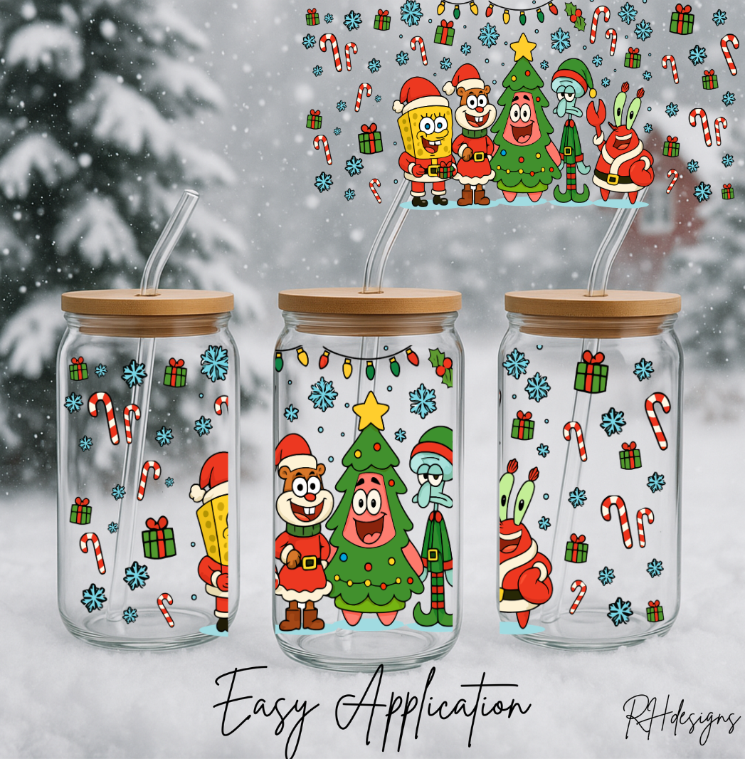 Christmas Sponge & Friends - 16oz