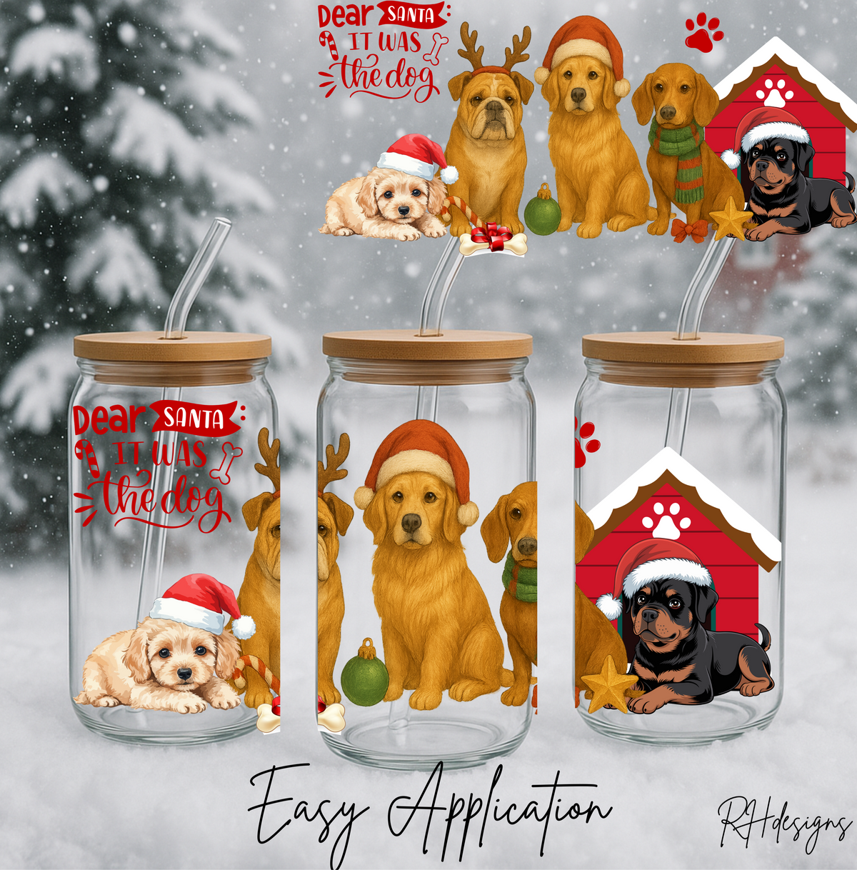 Dear Santa It Was The Dog - 16oz