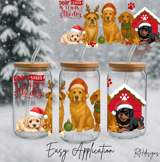 Dear Santa It Was The Dog - 16oz