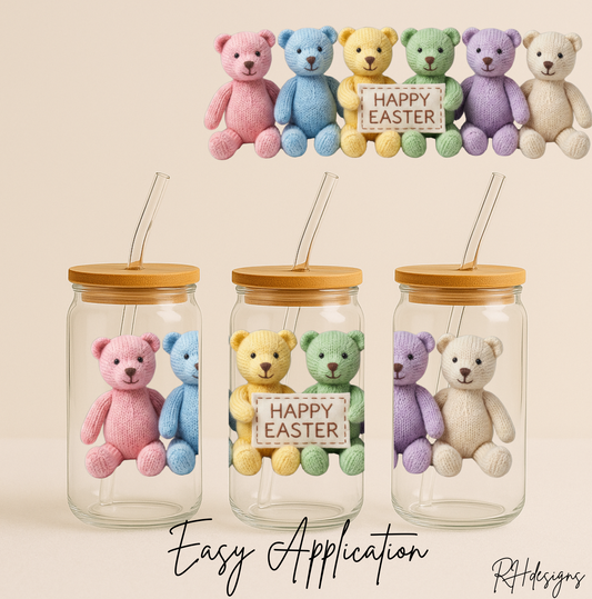 Easter Colorful Bears - 16oz