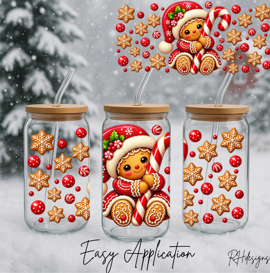 Christmas Gingerbread Lady - 16oz