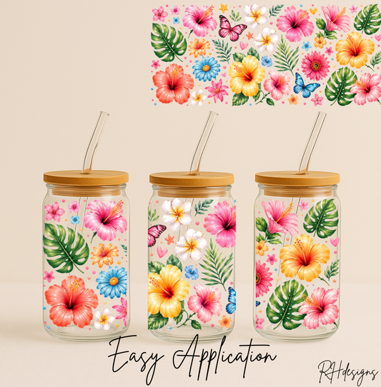 Summer Coloured Flowers - 16oz