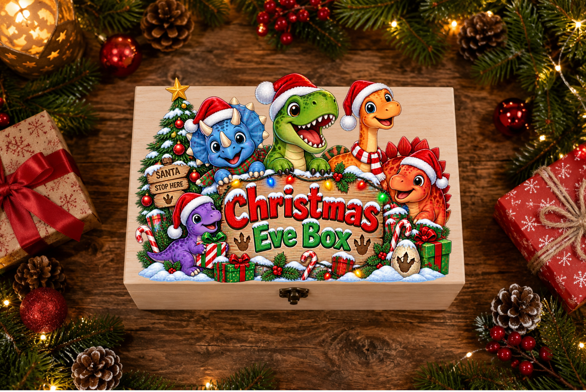 Dinosaur Christmas Eve