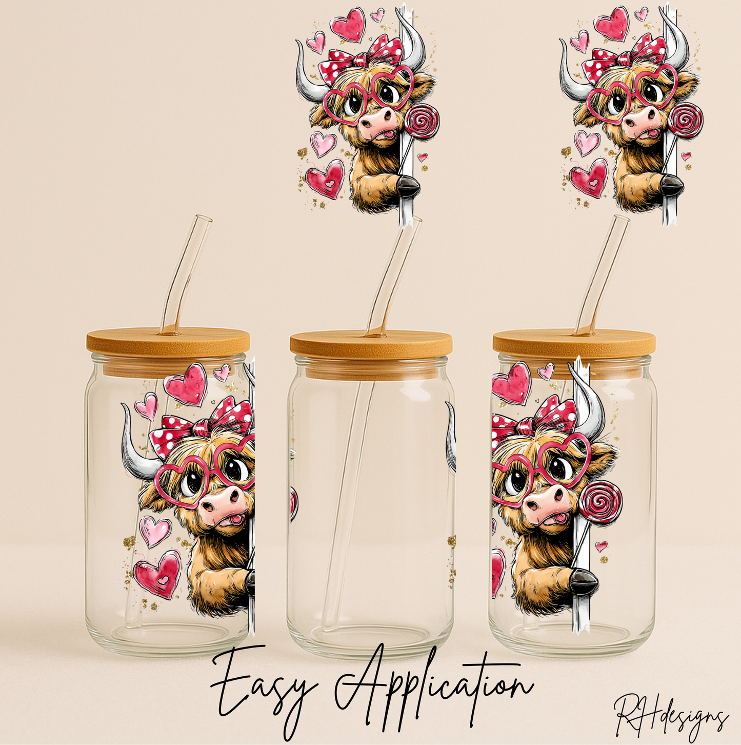 Peeping Love Cow - 16oz
