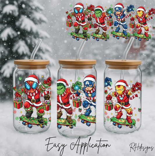 Christmas All Superhero - 16oz