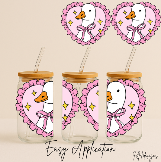 Pink Loveheart Goose - 16oz