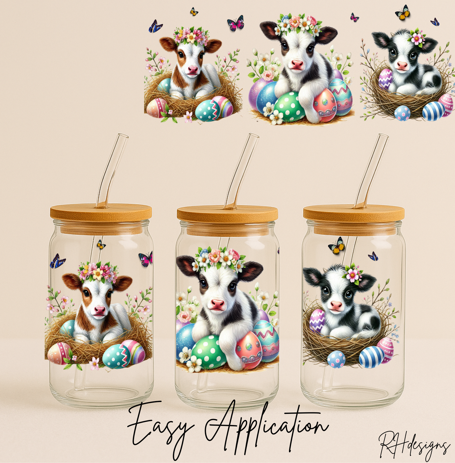 Easter Cows - 16oz