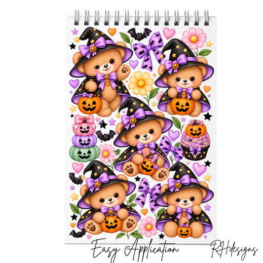 Halloween Witch Teddy - A5