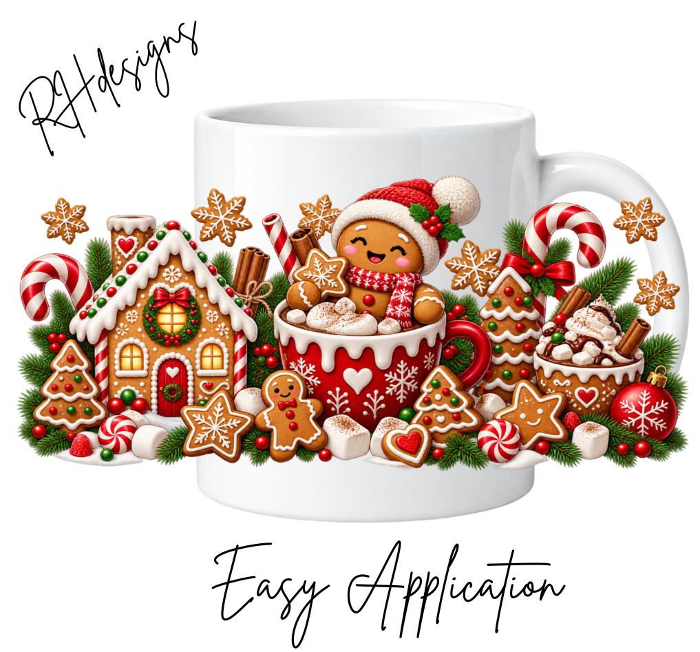 Red Gingerbread CandyCane - Matching Bundle