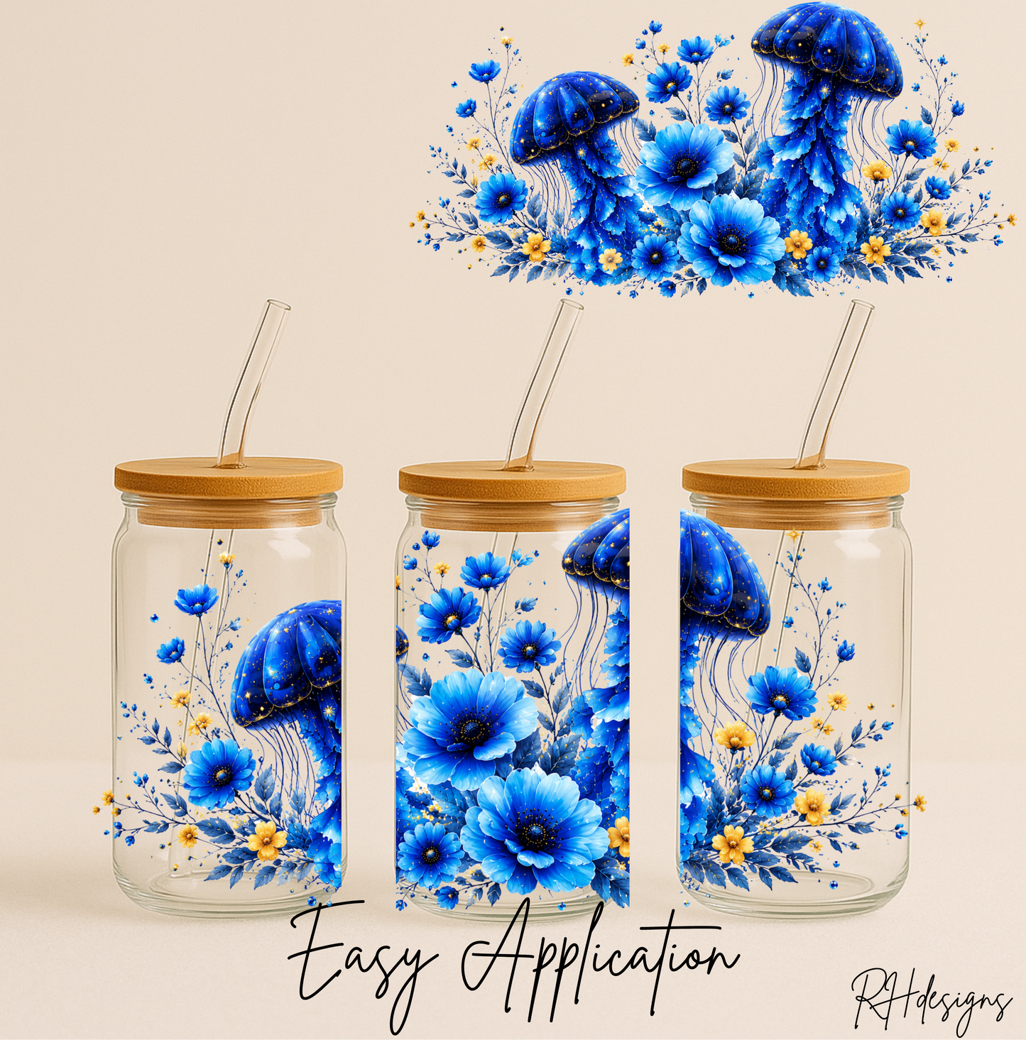 Blue Jellyfish - 16oz