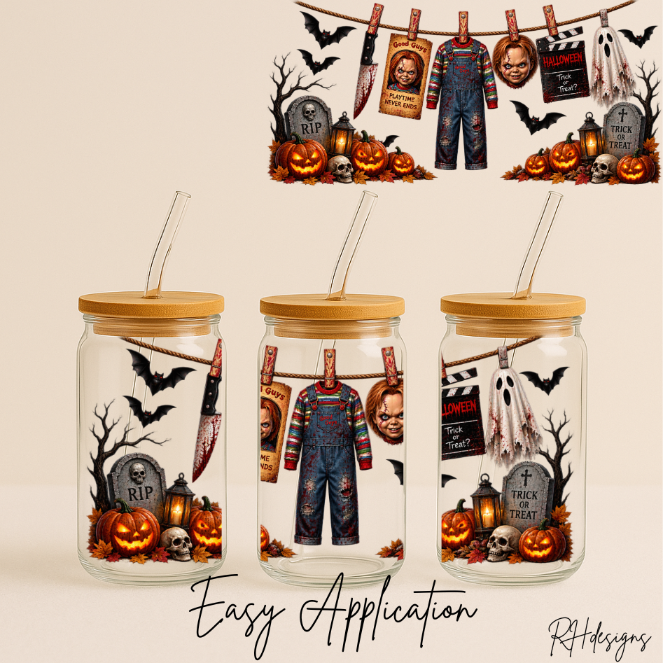 Halloweeen Hanging Chuck Doll - 16oz
