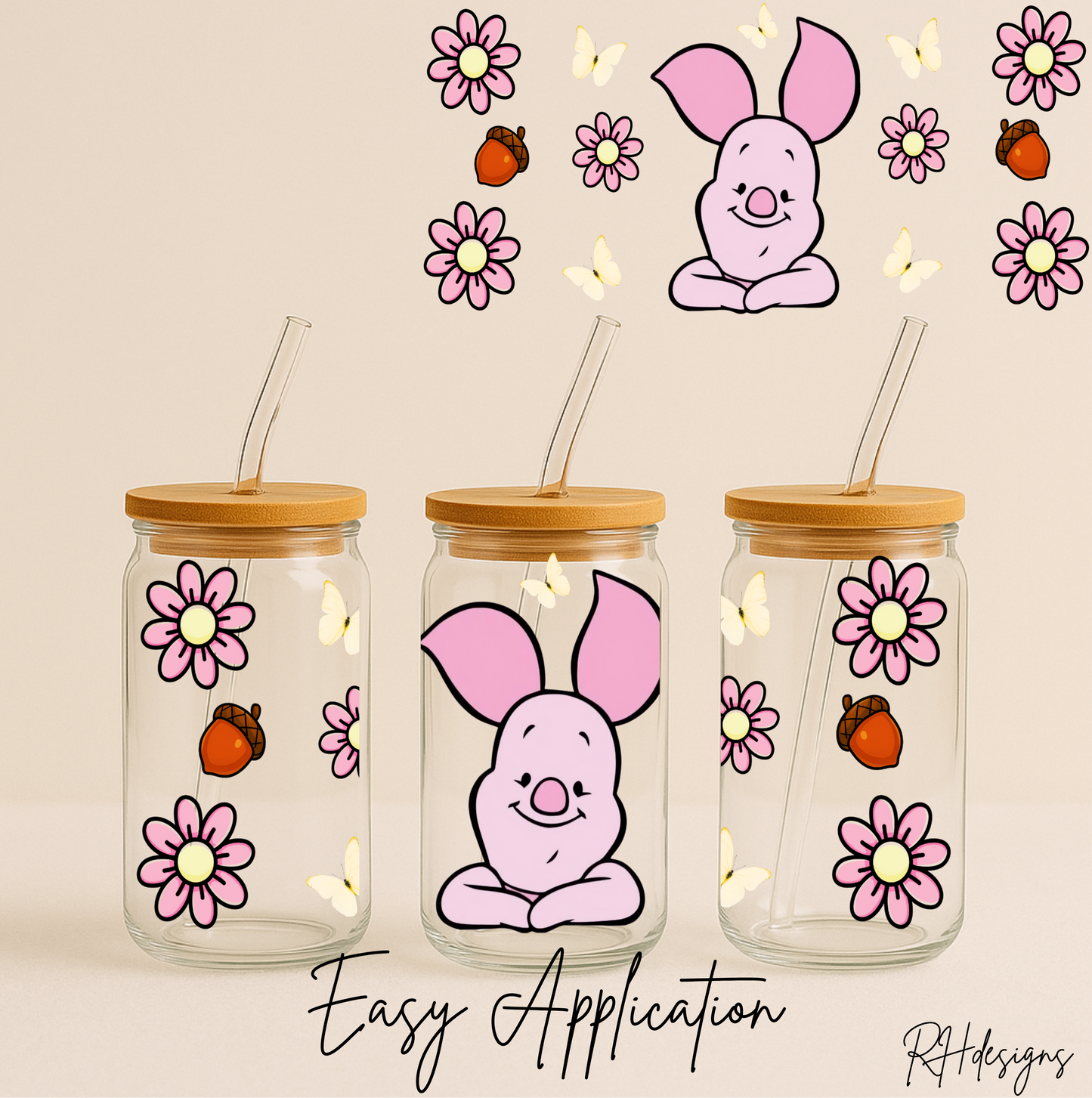 Pink Pig Flowers - 16oz