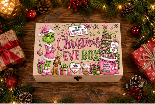This Box Belongs To A Grinchy Girl Christmas Eve