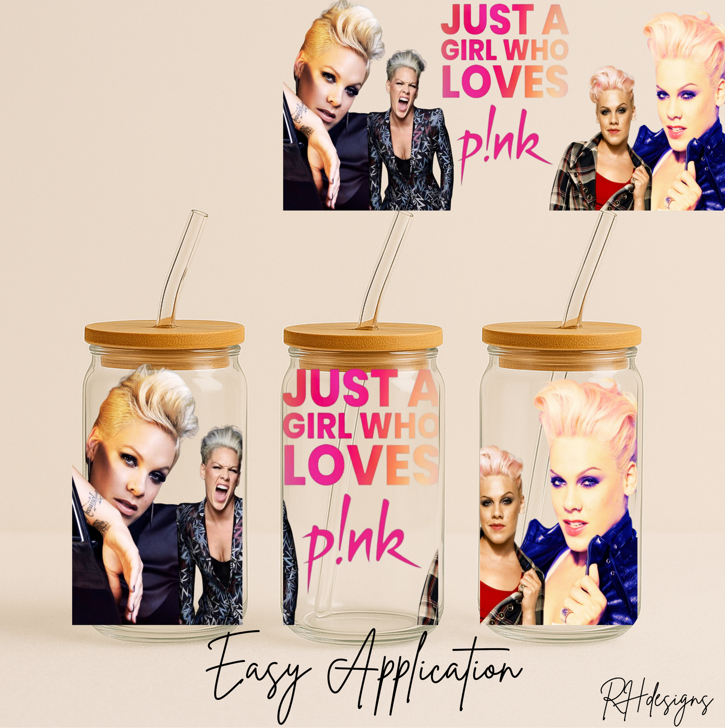 Just A Girl Who Loves Pink - 16oz