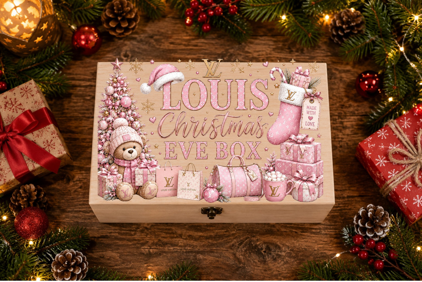 Pink L Christmas Eve