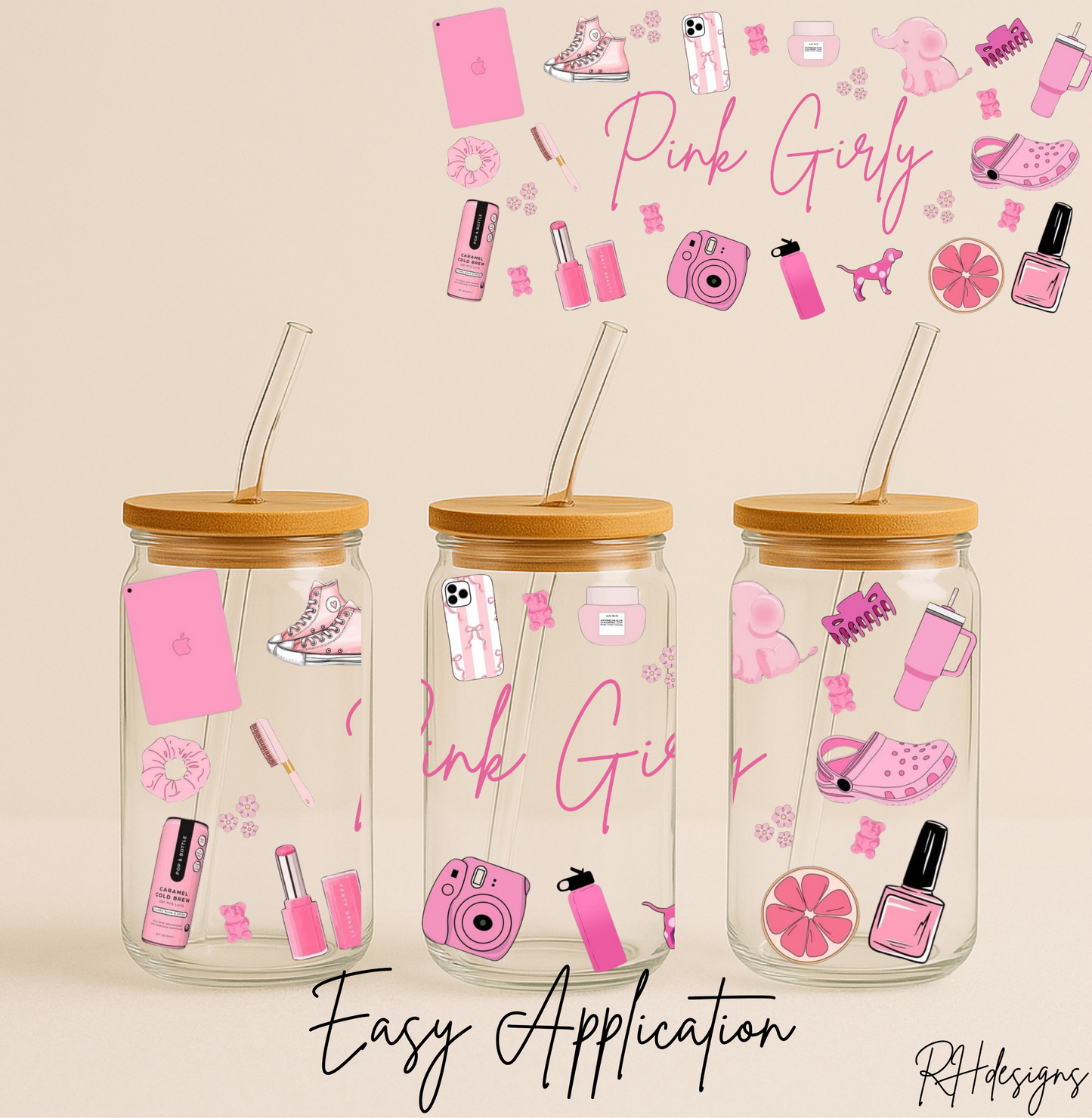 Pink Girly - 16oz