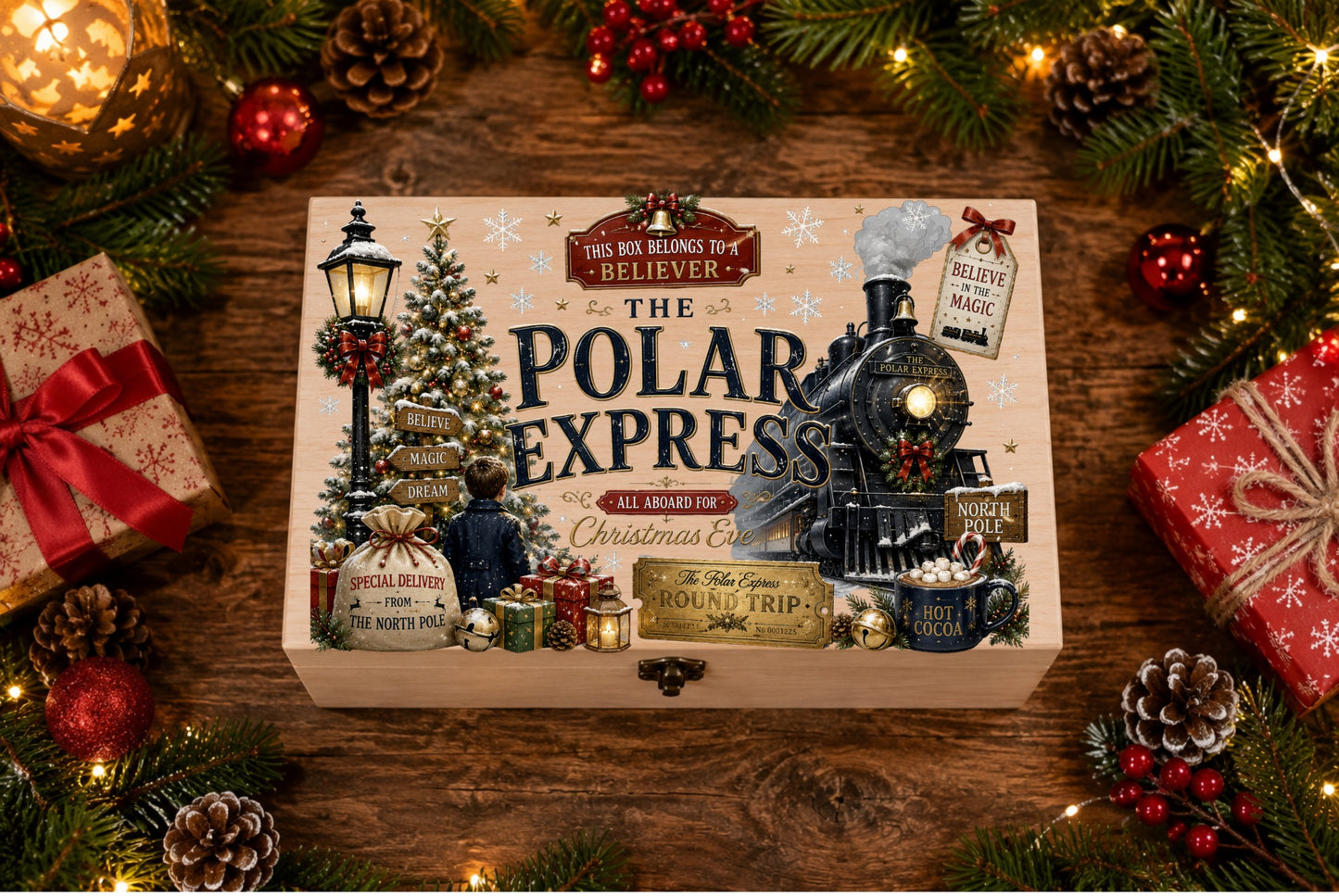 This Box Belongs To A Believer Christmas Eve