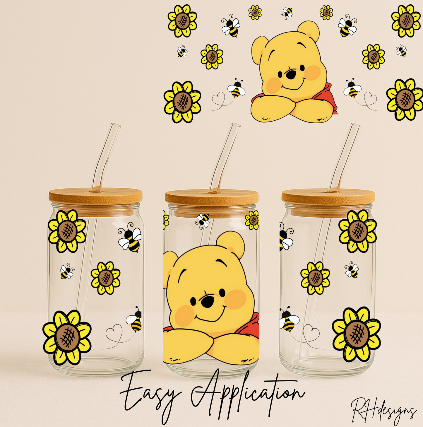 Honeybear Bees Flowers - 16oz