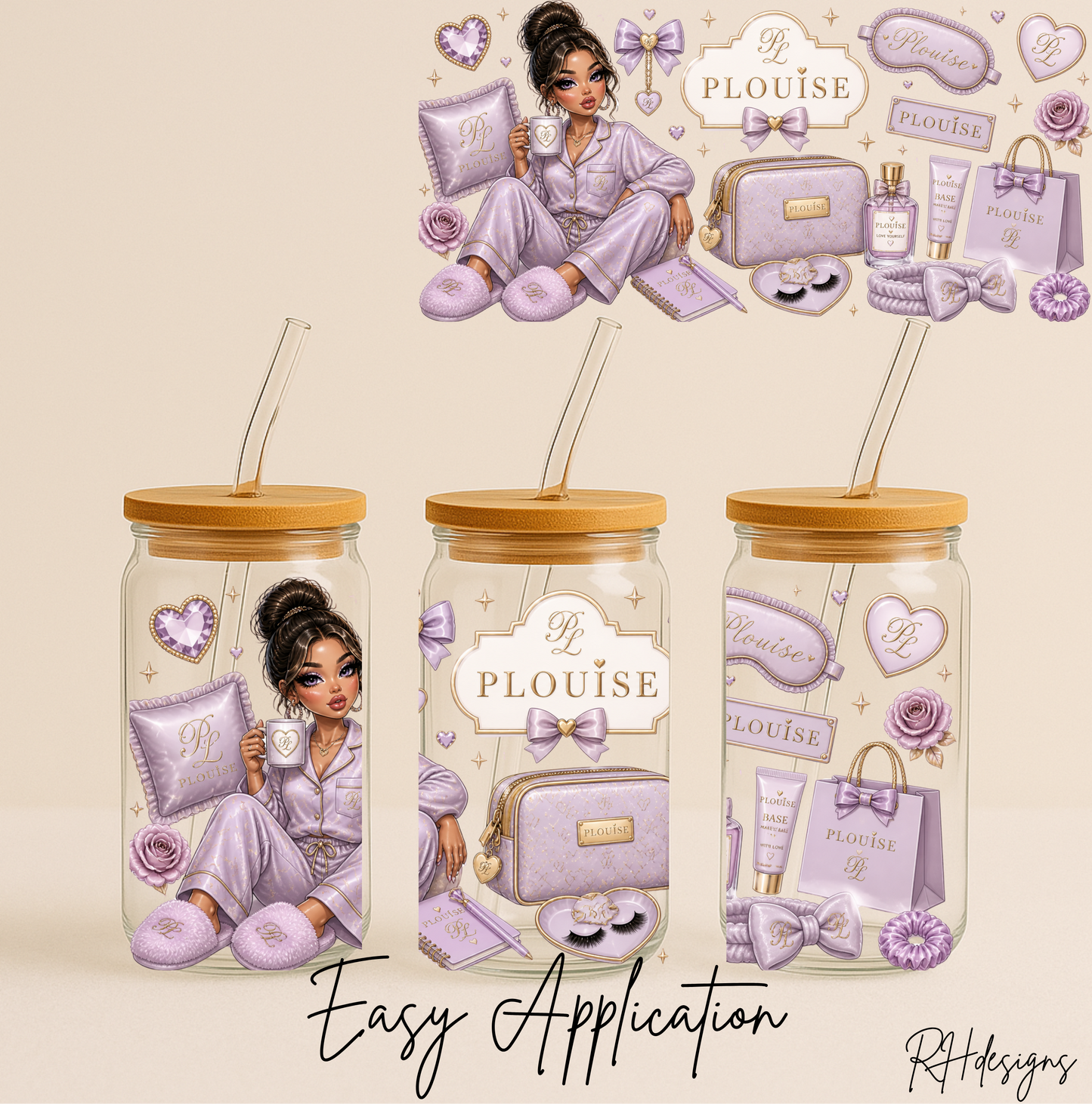 Purple P Girl - 16oz