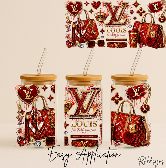 Live Bold Live Luxe Red L - 16oz