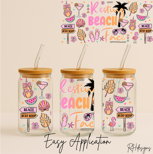 Restin Beach Face - 16oz