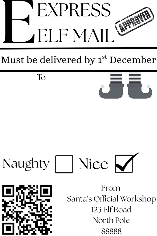Elf Express Label