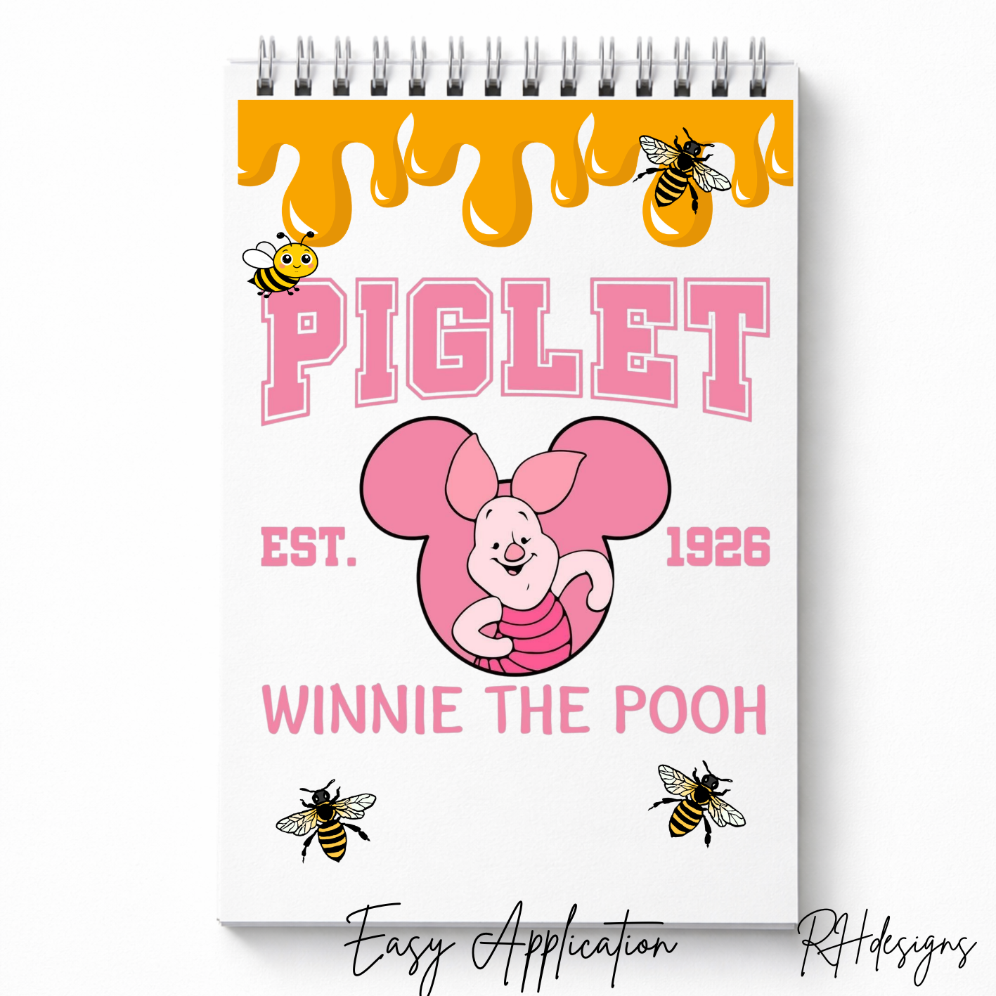 Little Pink Pig Honey Drip - A5