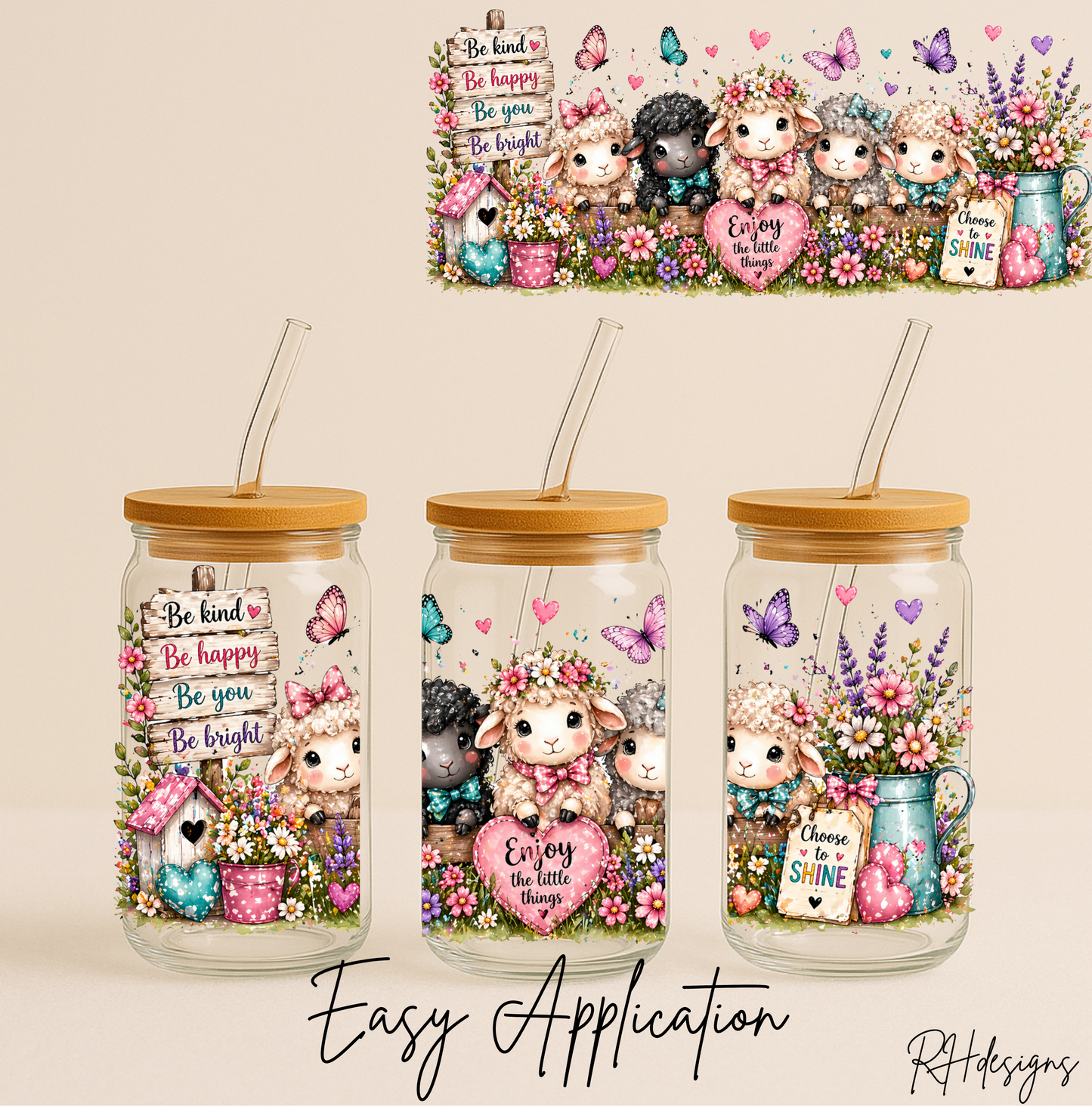 Enjoy The Little Things Sheep - 16oz