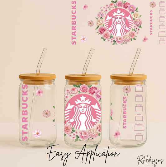 Star Pink Girl - 16oz