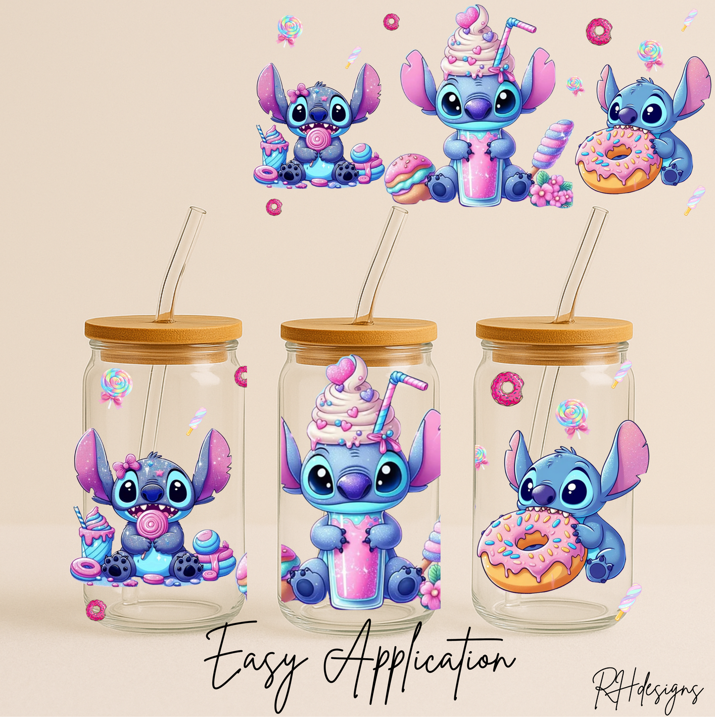 Blue Alien Doughnut - 16oz